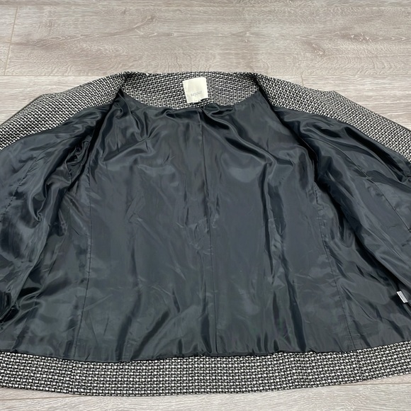 Sejour 3/4 Sleeve Zipper Front Tweed Jacket Blazer 14W - Picture 12 of 16